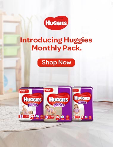 Introducing Huggies Monthly Pack.