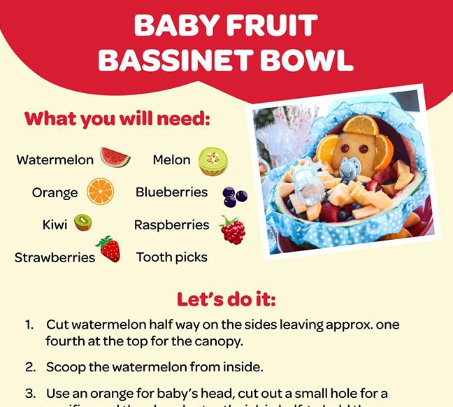 Baby Fruit Bassinet bowl