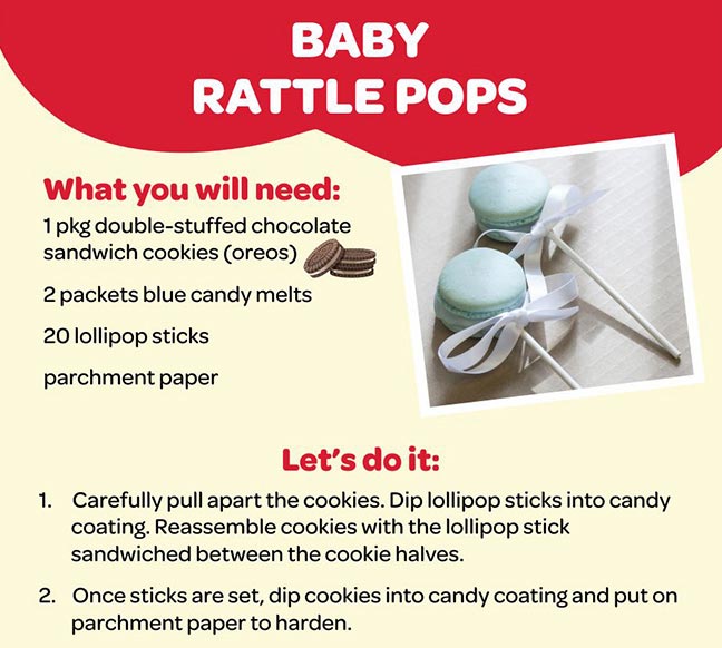 Baby rattle pops